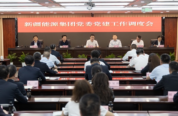 [圖文]新疆能源集團黨委召開(kāi)第三季度黨建工作調度會(huì )